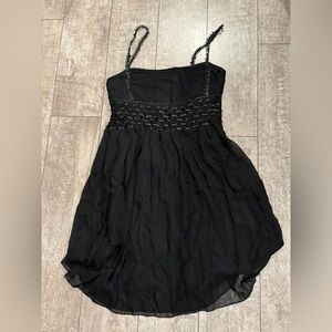 Max studio special edition silk black dress